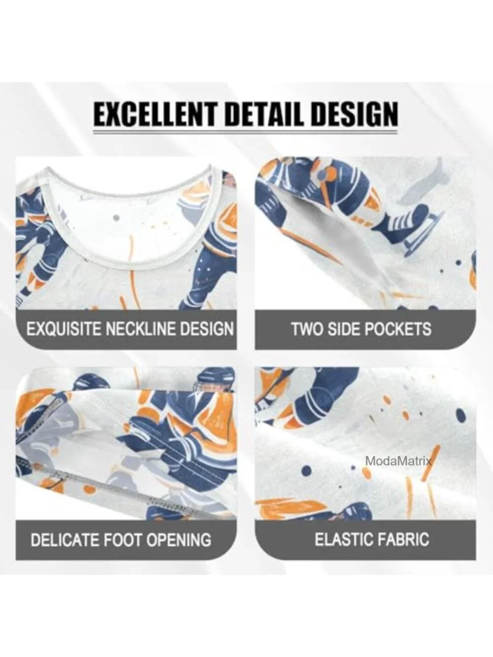 Cotton High Cows Print Summer Pajama Set 2 Piece